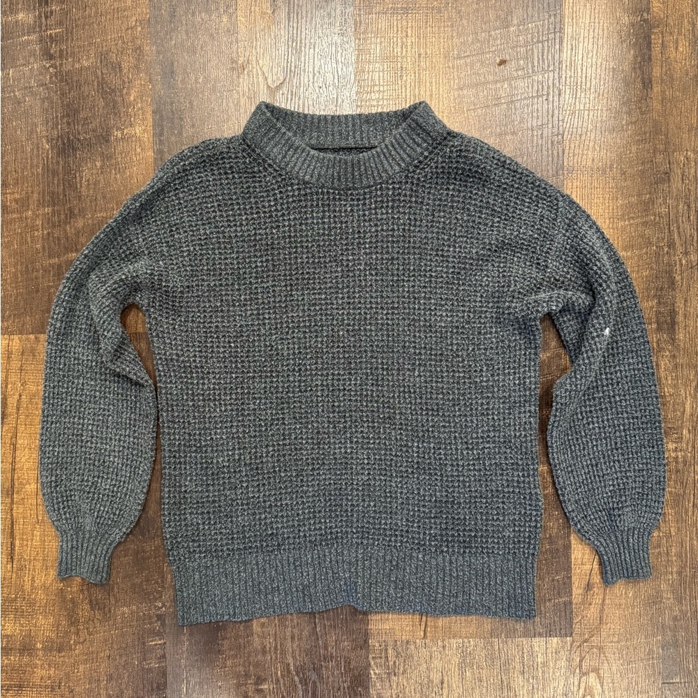 American Eagle Outfitters Charcoal Knit Sweater